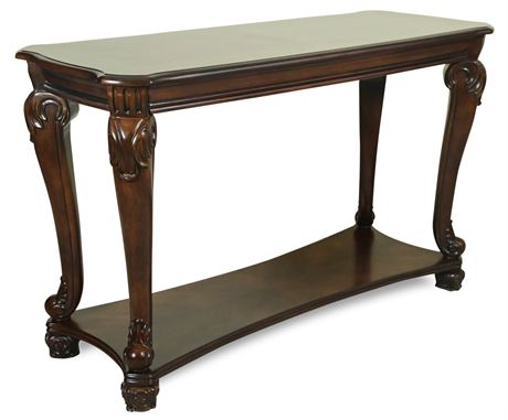 Elegant Carved Console Table