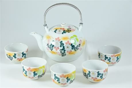 Hand Painted Japanese Tea Set