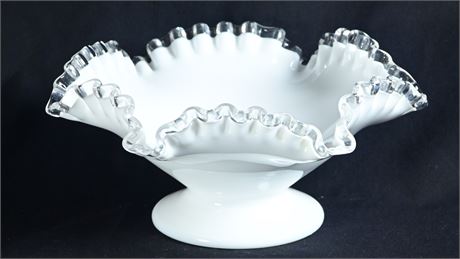 Fenton Silver Crest Bowl