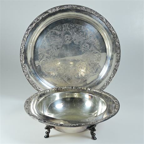 Silver Plate Serving Dishes