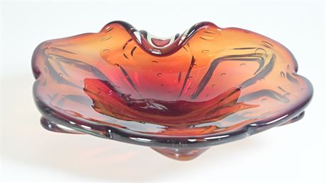 Art Glass Candy Dish