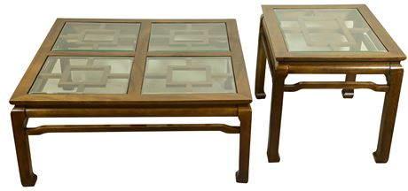 Vintage Ming Style Side & Coffee Table
