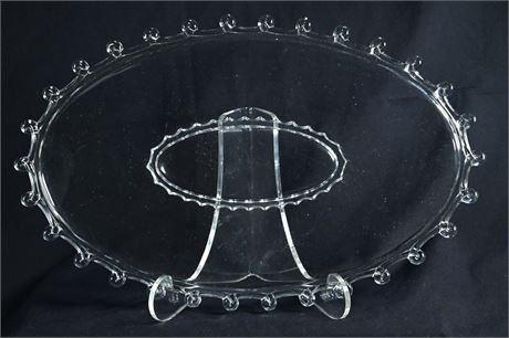 Heisey Lariat Oval Platter