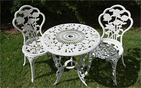 Cast Aluminum Bistro Set