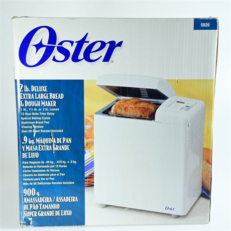 Sold at Auction: BREADMAKER AND OSTER DEEP FRYER