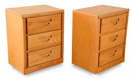 Pair of Oak Chests