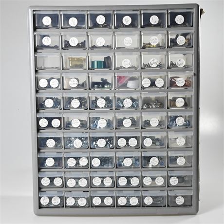 FULL! 60 Drawer Hardware Organizer