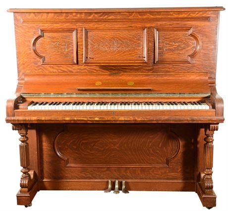 Schomacker & Co. Piano with Bench