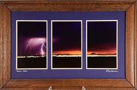 Triptych Las Cruces Storm Photos