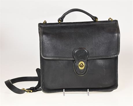 Coach Leather Saddle Bag