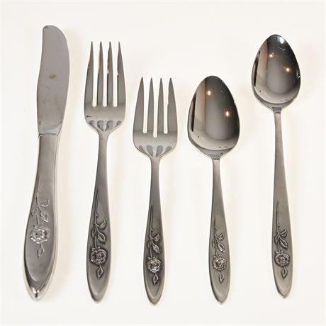 Oneida "My Rose" Community Stainless Flatware