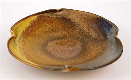 Sculptural Plate by Leonard Baca