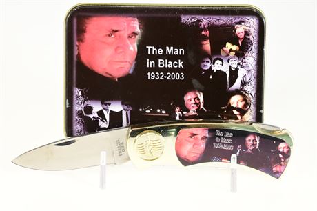 Johnny Cash "The Man in Black" Knife