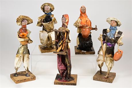 Papier Mache Mexican Figurines