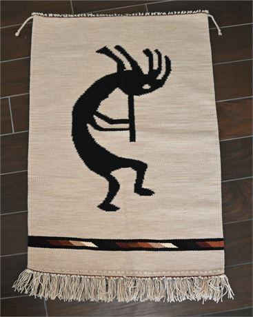 Zapotec Kokopelli Weaving