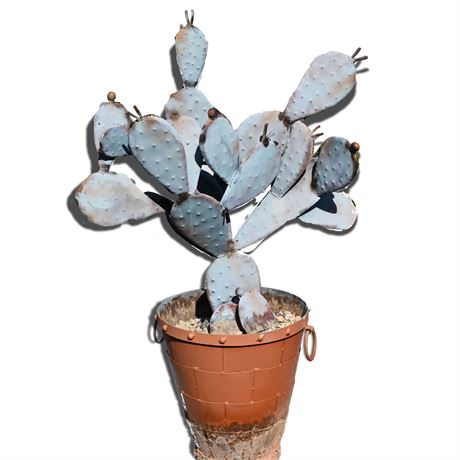 Prickly Pear Cactus Sculpture