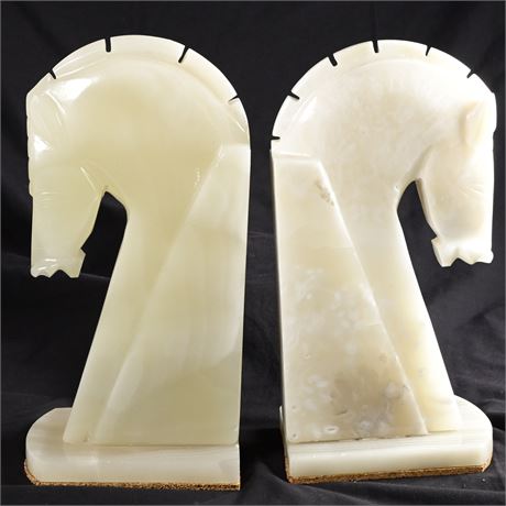 Pair of Onyx Bookends