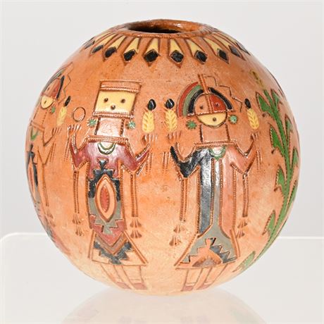 Navajo Medicine Bowl by Ken and Irene White