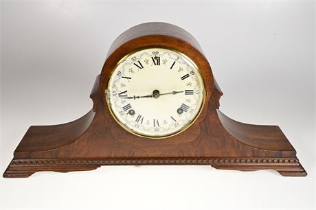 Antique Walnut Mantel Clock