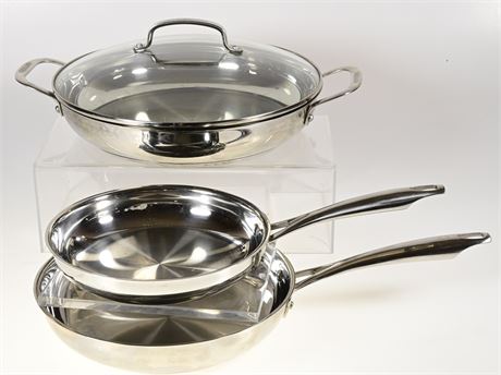 3 Cuisinart Skillets