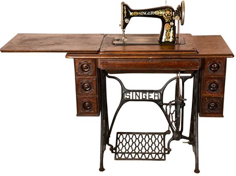 Antique Singer Treadle Sewing Machine