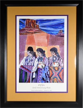 Framed Amado Peña Print