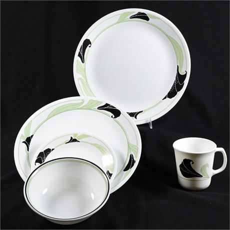 Corelle Black Orchid, Service for 8