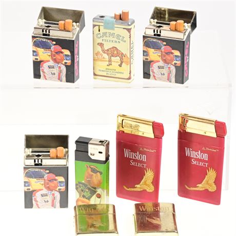 Vintage Camel and Marlboro Lighters