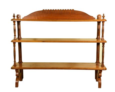 Eastlake Style Tiered Shelf