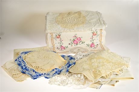 Vintage Linens and Doilies