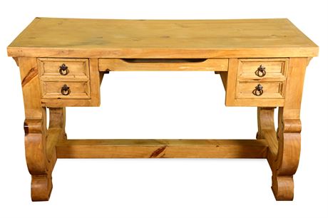 Rustic Trestle Desk