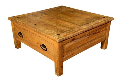 Rustic Panel Coffee Table