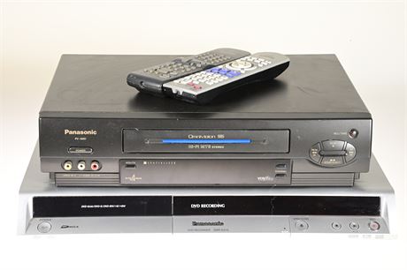 Panasonic DVD Recorder and Panasonic VHS Player