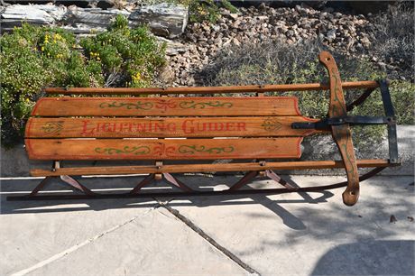 Antique Lightning Guider Sled