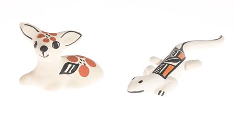 Acoma Pottery Animals