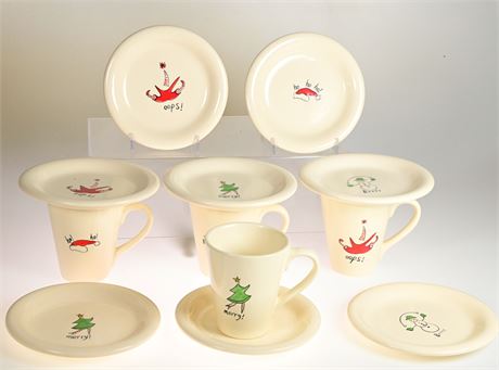 Hausenware Liz Ross Holiday Dishes