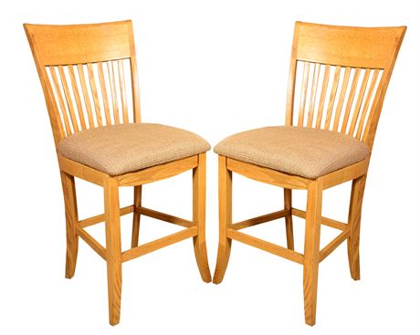 Douglas Furniture Oak Barstools