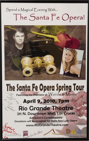 Rio Grande Theater Framed Playbill