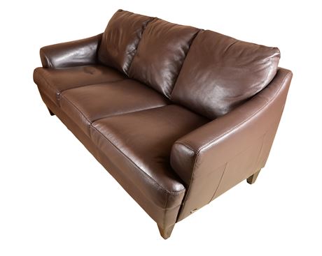 Natuzzi Editions Leather Sofa