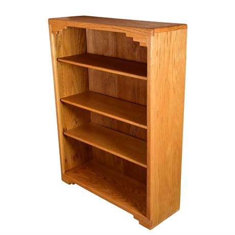 Contemporary Oak Bookcase