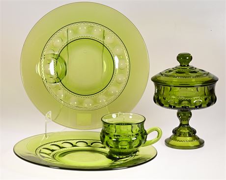 Vintage Indiana Glass Luncheon Set