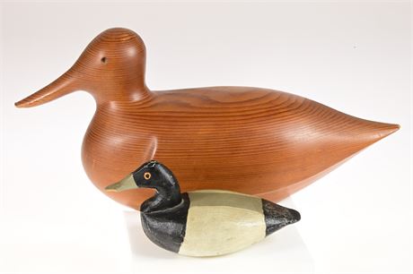 Pair of Hand Carved Ducks