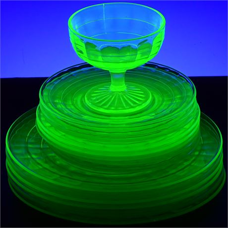 Anchor Hocking Uranium Depression Glass