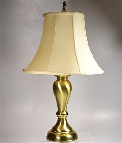 Frosted Brass Lamp