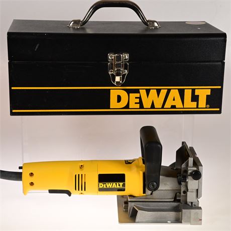 DeWalt Heavy Duty Corded Plate Joiner Kit in Case