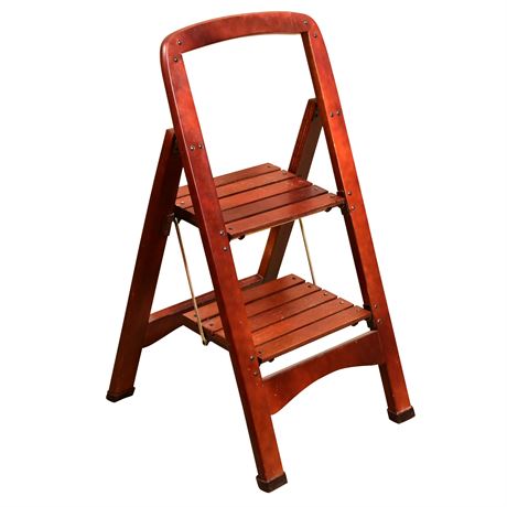 Folding Wood Step Stool