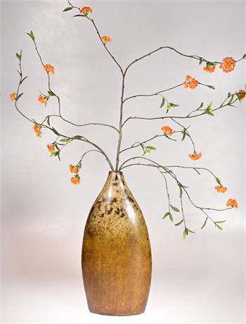 Decorative Vase with Faux foliage