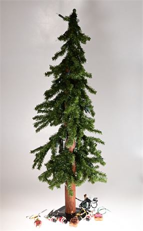 36" Pre-Lit Christmas Tree