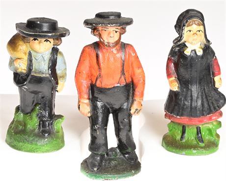 Cast Iron Amish Salt and Pepper Shakers