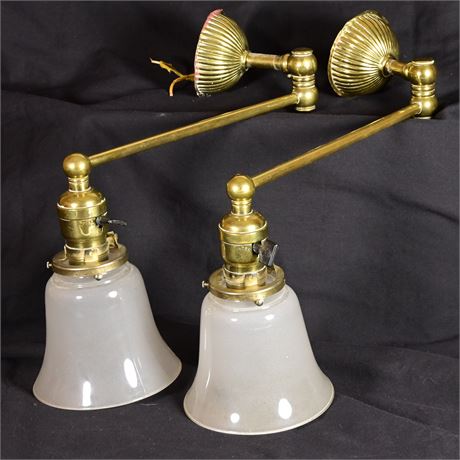 Pair of Antique Light Fixtures